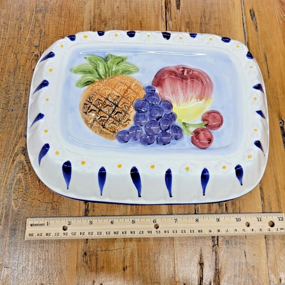 Vintage 1980 Sigma Taste Setter‎ Ceramic Mold Kitchen Wall Hanging Decor Fruit